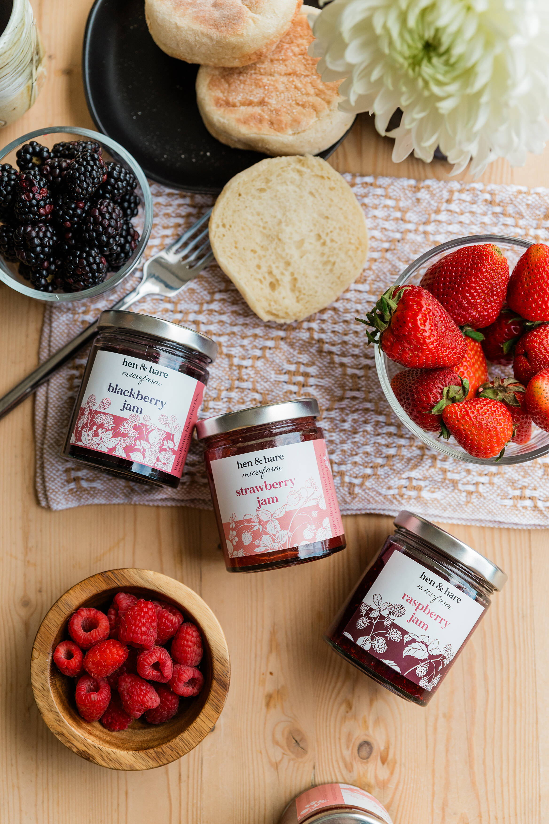 jams | Hen & Hare Microfarm with Apis